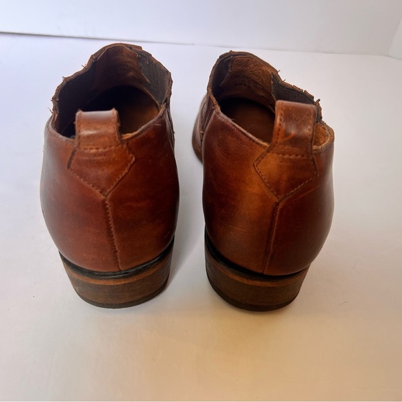 Frye Leather Booties "Billy Shootie” Chestnut color Size 10 - Picture 4 of 14